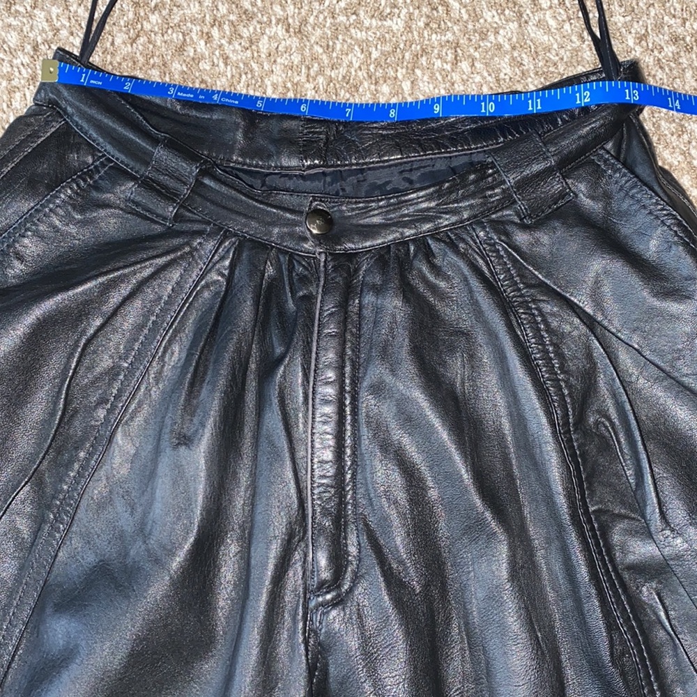 Leather pants EU38/M/ 8 - Picture 2 of 9